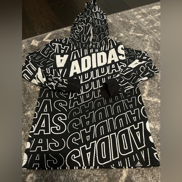 adidas Other - Adidas boys hooded long sleeve tee size 7